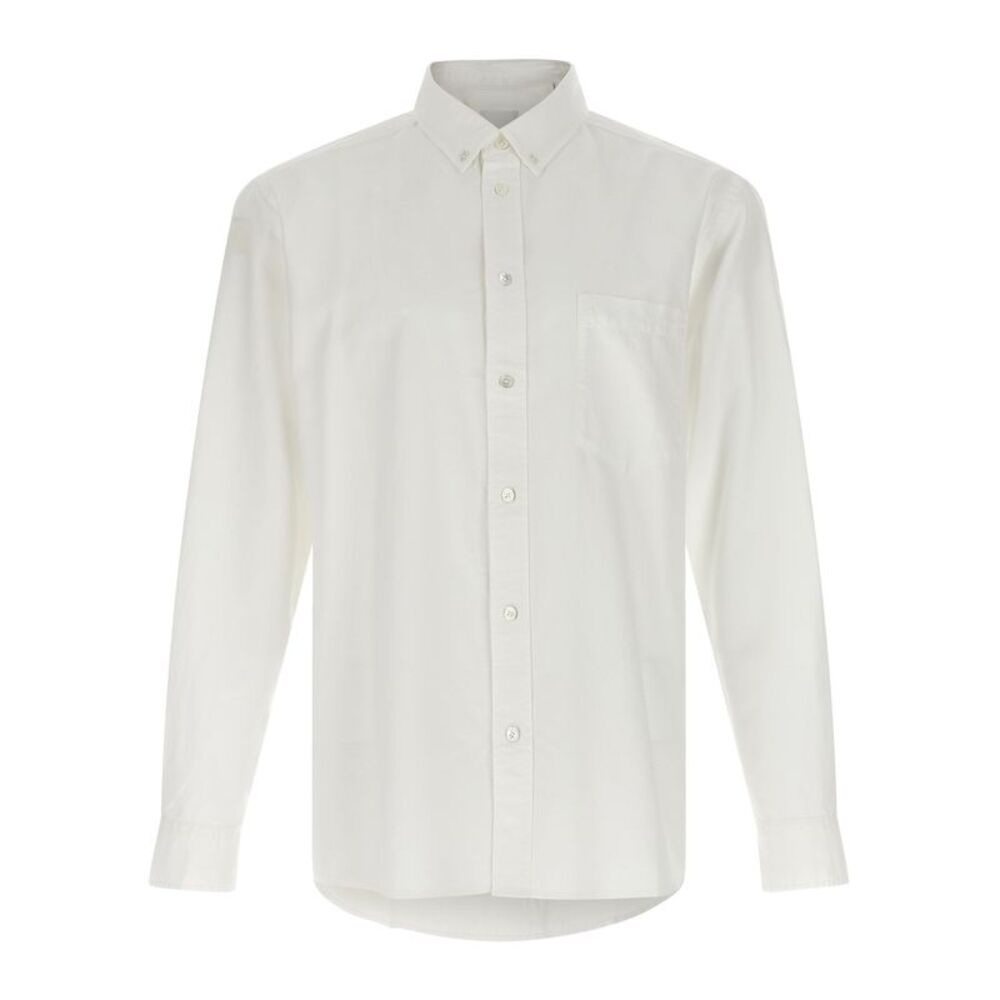 White Cotton Men's Blouse